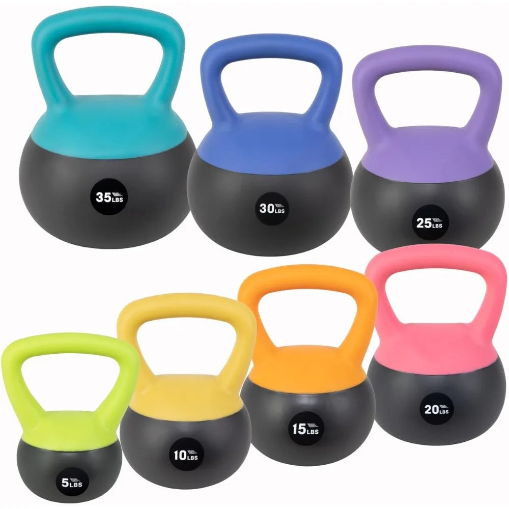 Iron Sand Soft Kettlebell Set – Shock-Proof, Safe, and Durable Weights