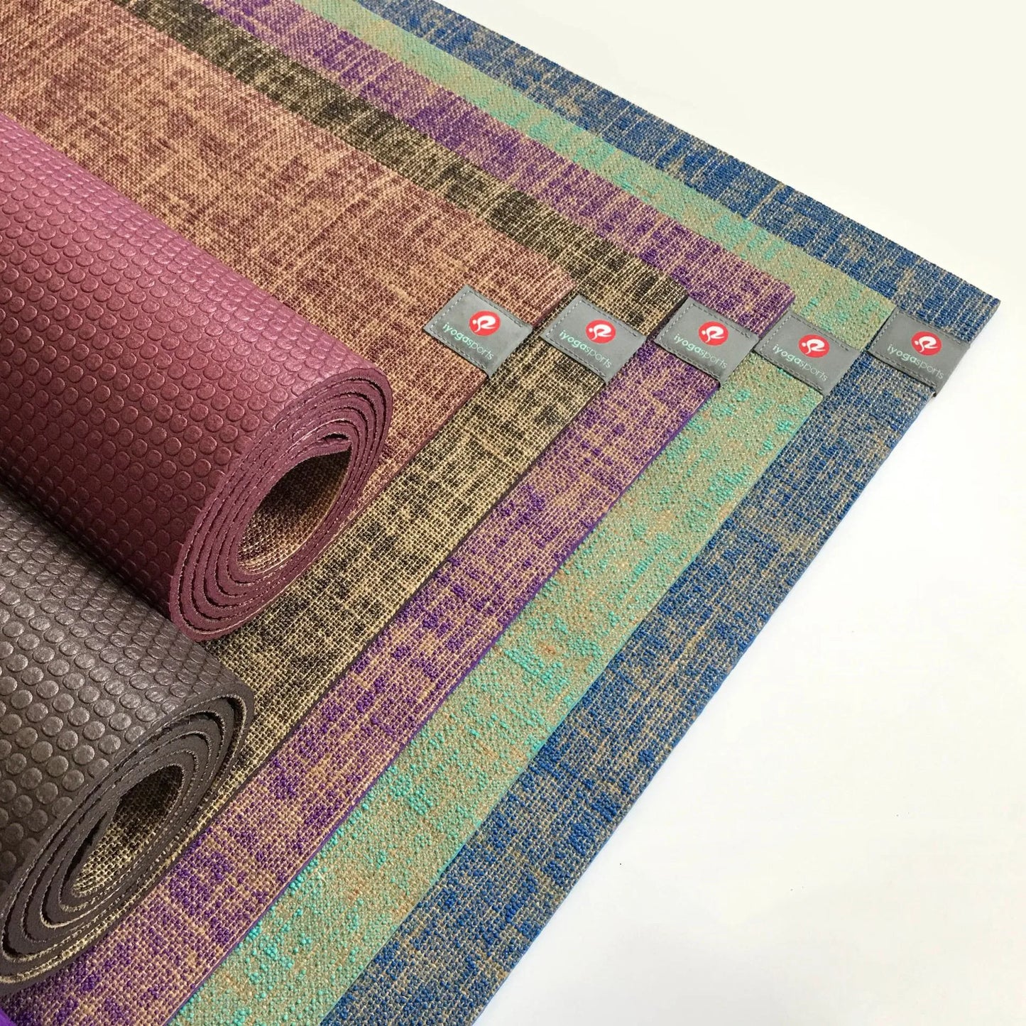 Eco-Friendly Jute and PER Yoga Mat – 183 x 61 x 0.5 cm