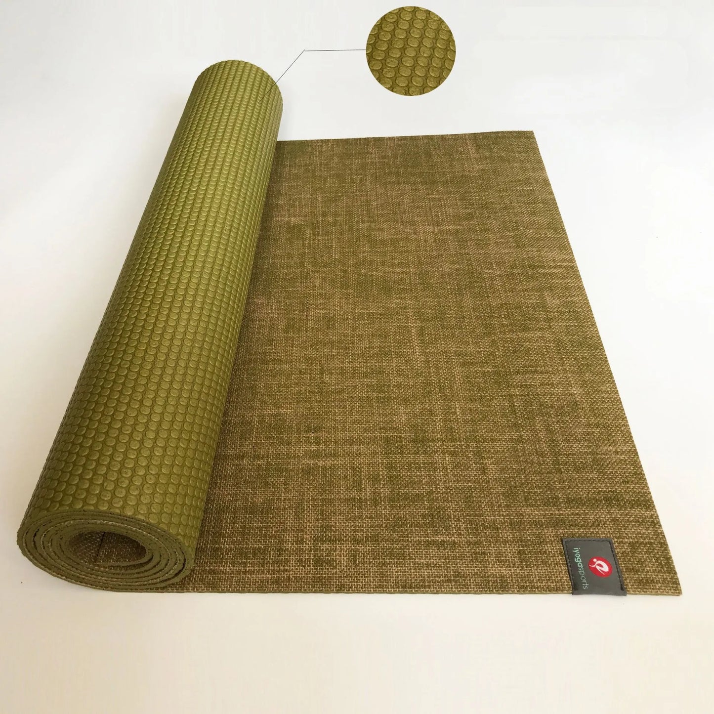 Eco-Friendly Jute and PER Yoga Mat – 183 x 61 x 0.5 cm