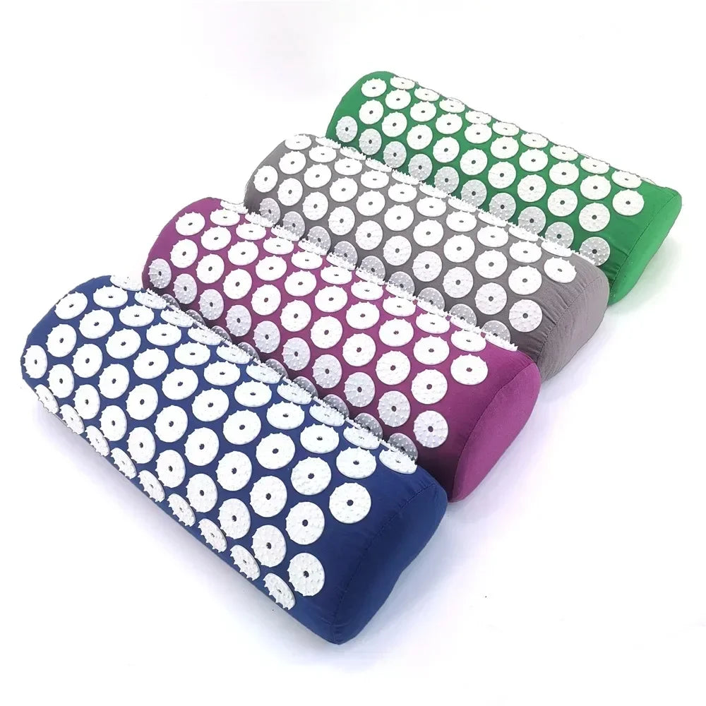 Acupressure Mat Set with Pillow and Carry Bag – For Back Relief, Stress Reduction, and Relaxation Support