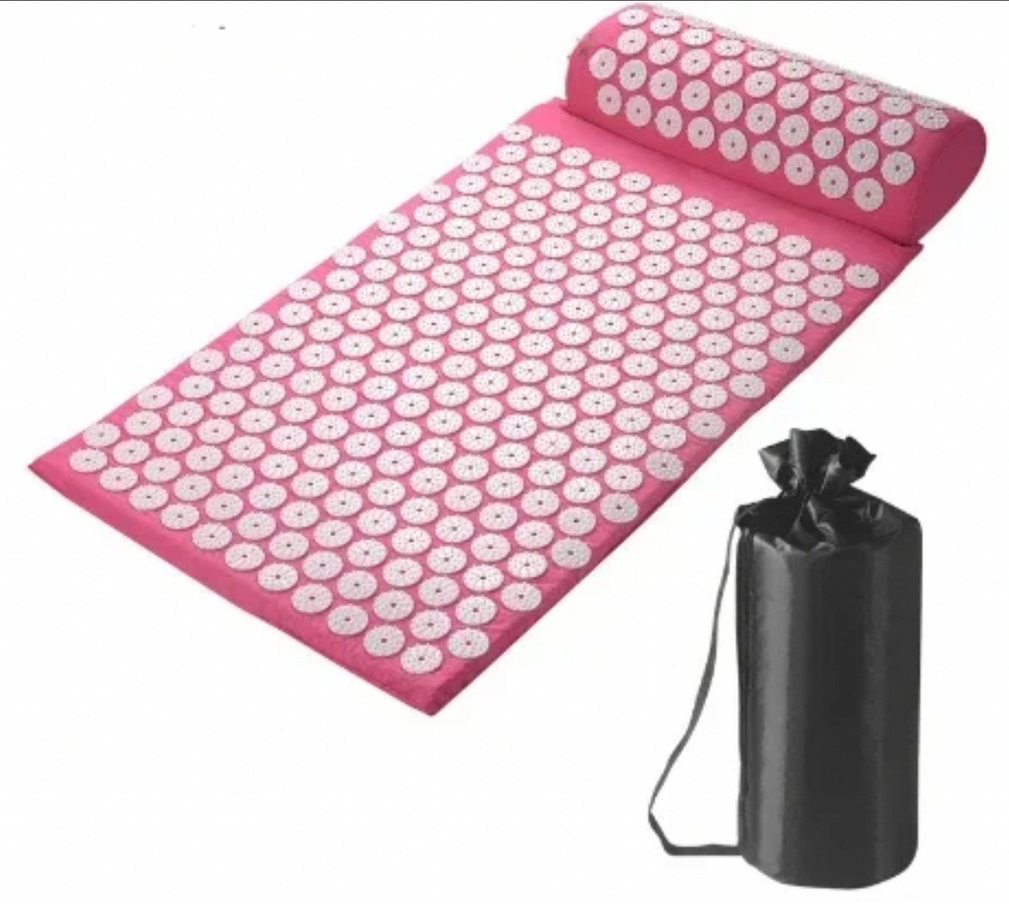 Acupressure Mat Set with Pillow and Carry Bag – For Back Relief, Stress Reduction, and Relaxation Support