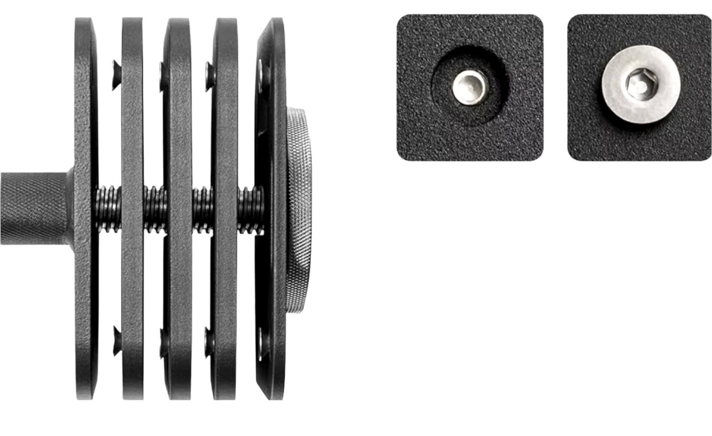 Eisenlink Compact Adjustable Dumbbell Set for Home Gym (10-80 lbs)