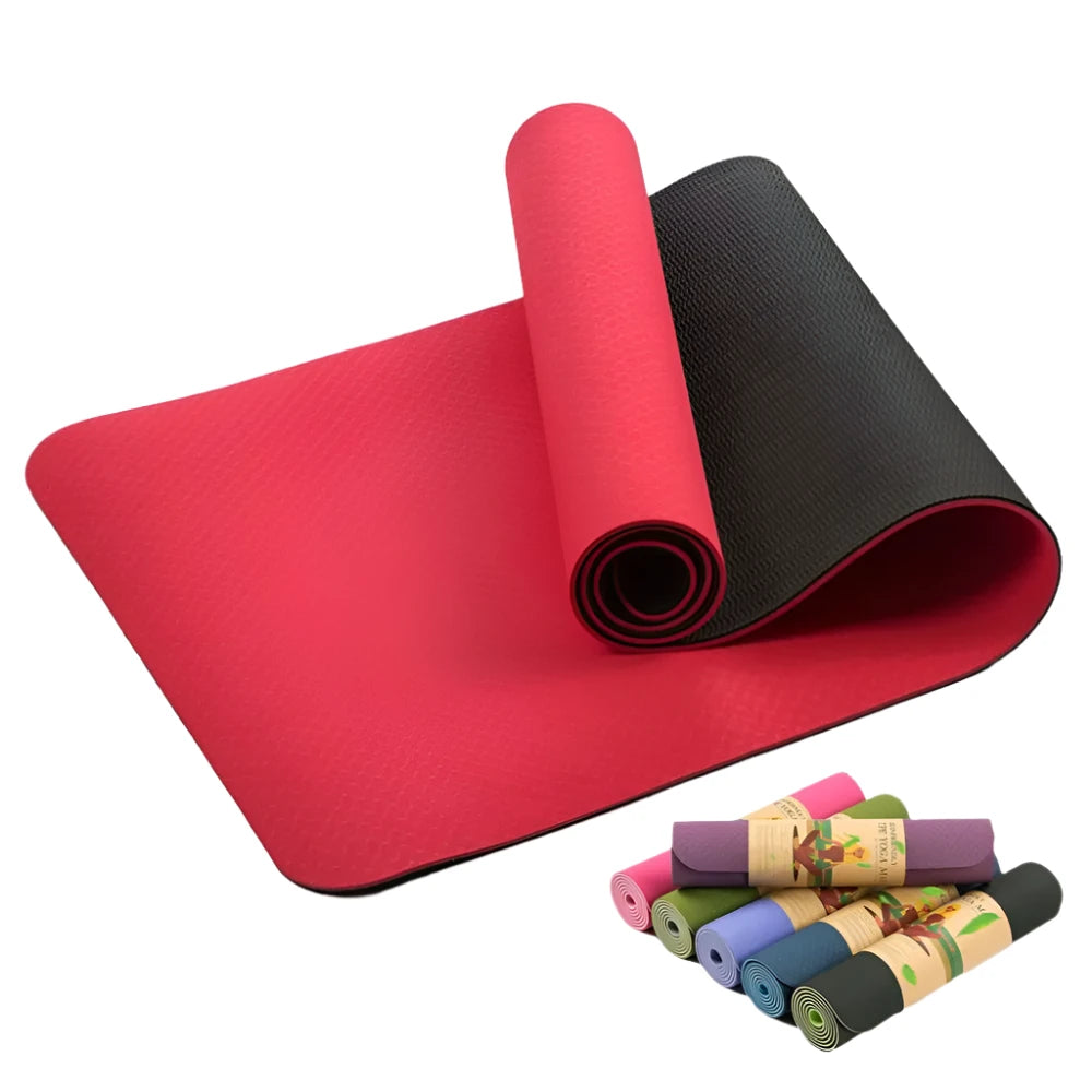 Eco-Friendly TPE Non-Slip Yoga Mat – Ideal for All Levels